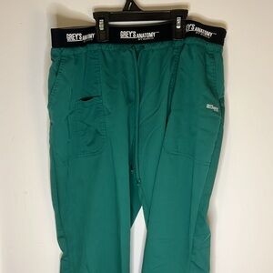 Greys anatomy green scrub pants
